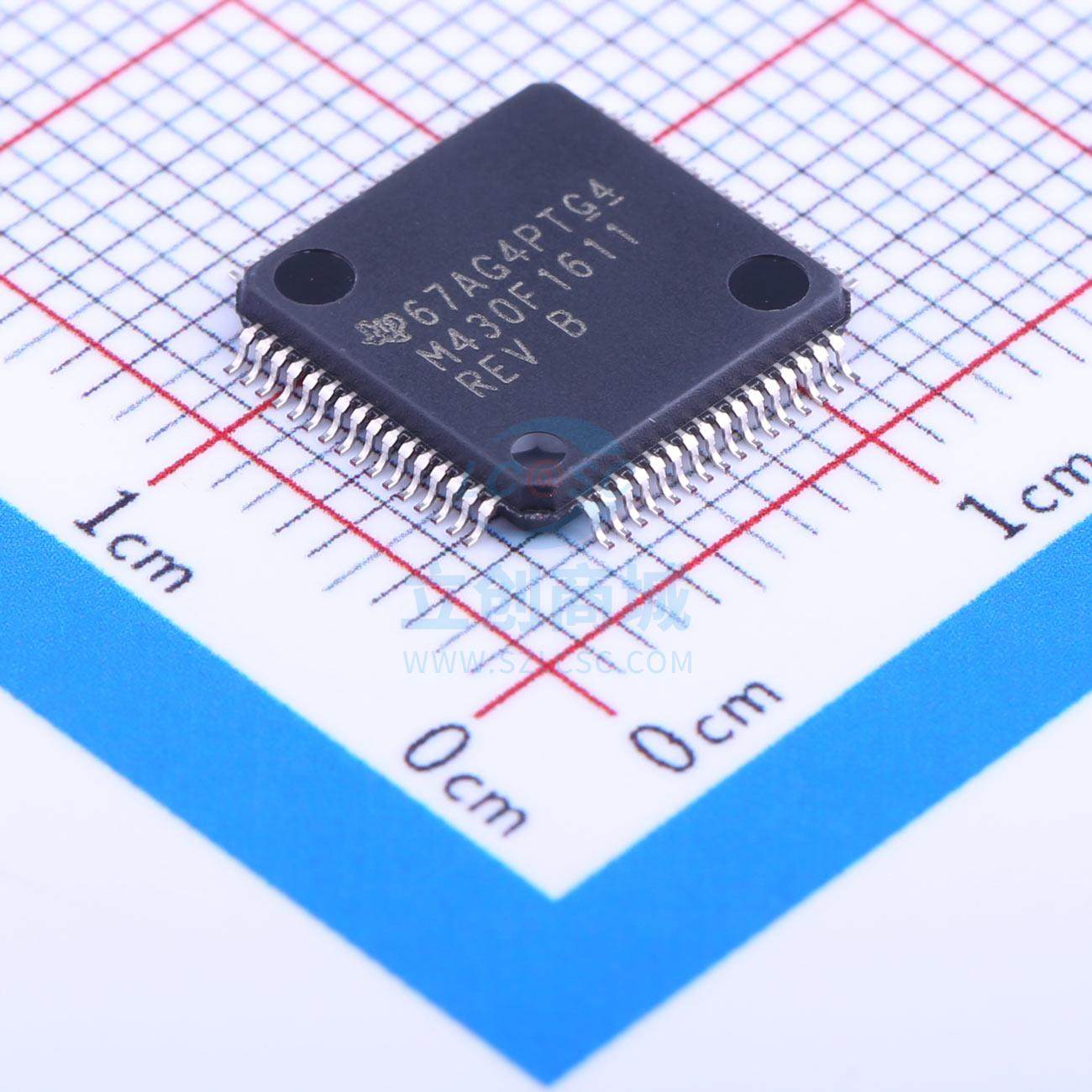 TI(德州仪器) MSP430F1611IPMR LQFP-64_10x10x05P TI(德州仪器)