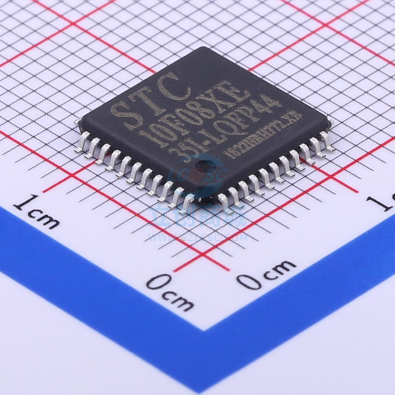 单片机(MCU/MPU/SOC) STC10F08XE-35I-LQFP44 LQFP-44_10x10x08P