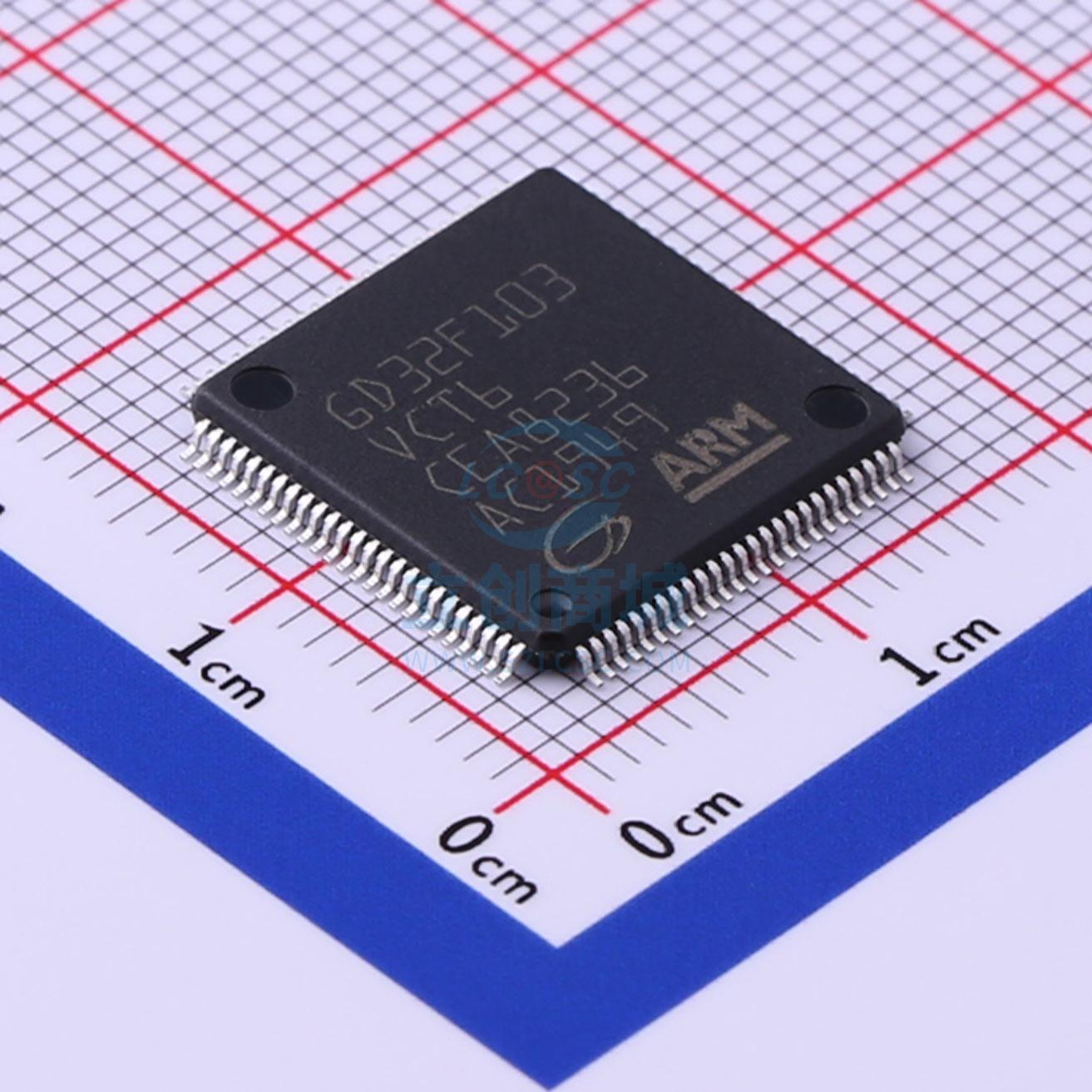 单片机(MCU/MPU/SOC) GD32F103VCT6 LQFP-100 GigaDevice(兆易创