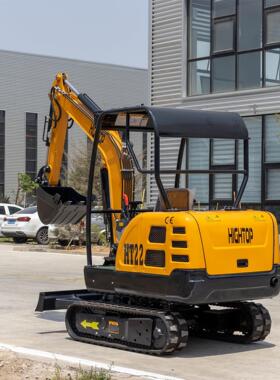 东挖掘厂工HT22小型履带挖HT22液压掘机机 全液压多功能山破碎小