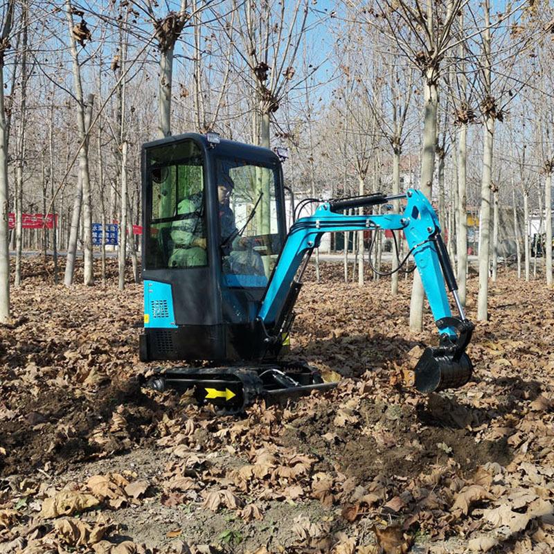 10驾驶室挖掘机 果园农场丘H陵翻地挖土除草小勾机890型挖微T掘机