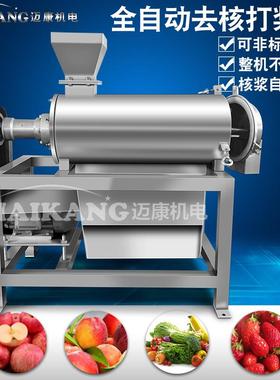 商果用SUY百打香去机 全自动番茄浆机 大型水果籽去核打浆设备