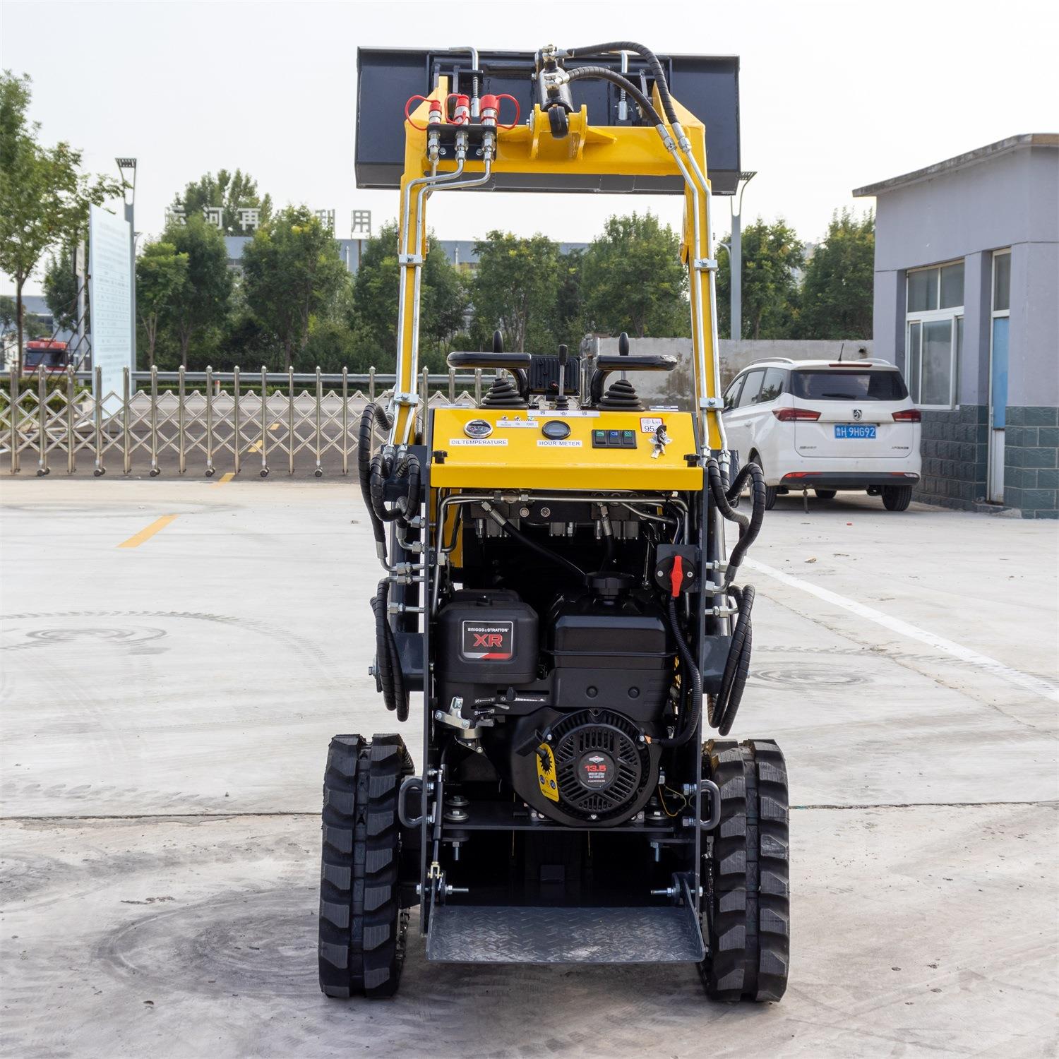 头工厂小型滑移载机 农出口波兰源迷你loa501der工程场装装卸用