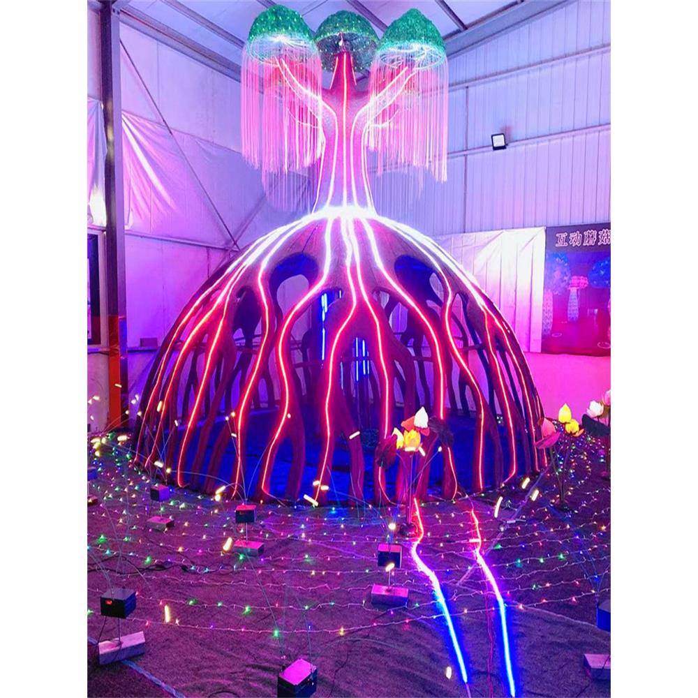 亮化大装灯生饰命树户外互动LED灯光MZR梦幻型七彩设网红造备型景