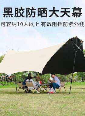户外Y型天幕帐篷蝶形露野营必装备网红备野炊乐户外营娱SHXC-YXT