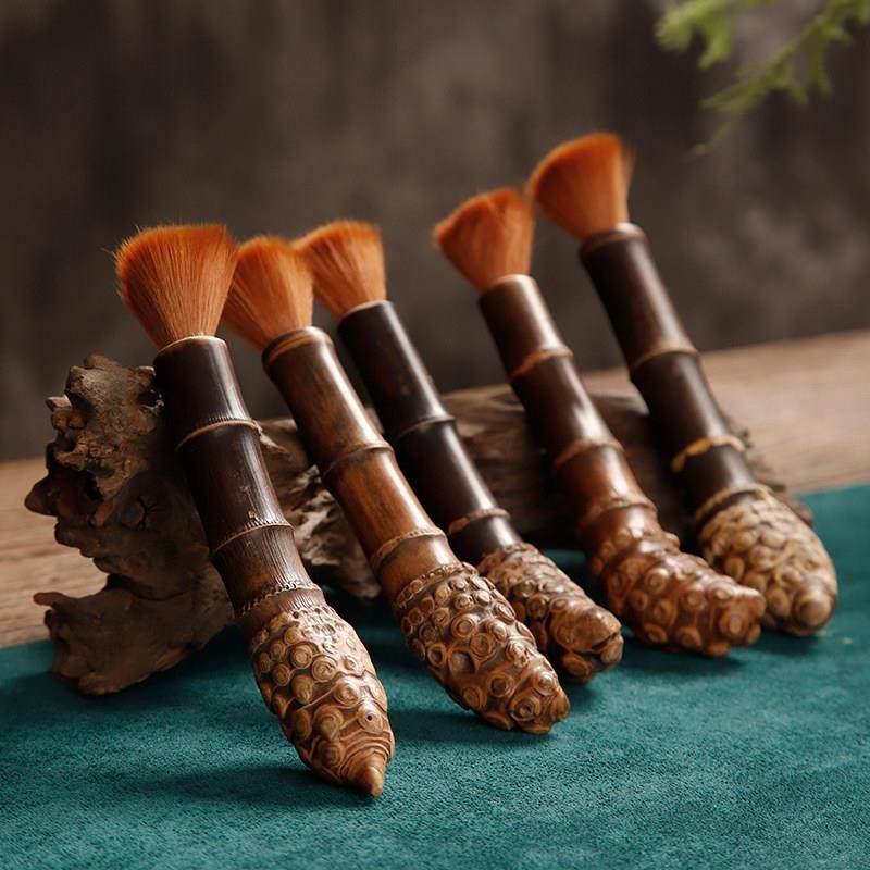 竹根养壶笔大号茶笔不掉毛紫砂壶茶刷子竹制茶道功夫茶具配件实木,餐饮具,茶道/零配,淘宝优惠券,粉丝福利购,淘宝优惠卷