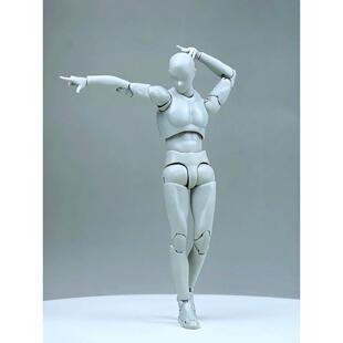 SHF素体人偶手办人体模型美术绘画参考工具男女figma全身关节可动