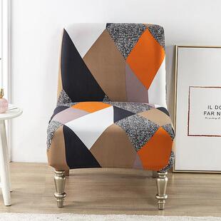 弹力印花折叠时尚家用酒店弹力椅子套保护罩无扶手单人沙发胖椅套