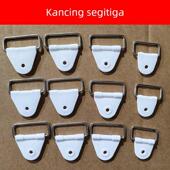 三角扣塑料矫形器配件箱包辅料钮扣金属挂扣纽扣穿织带绑带扣卡扣