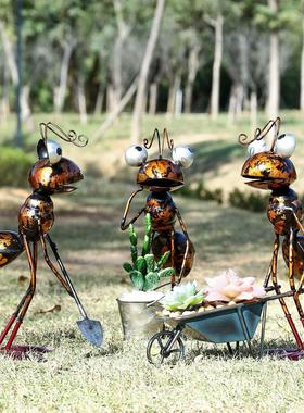 预爆款TOOARTS提桶 推车 拿锹蚂蚁 工艺品摆件创意家居摆件装饰