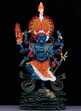 梵居佛像，佛像，金刚菩萨密宗痕迹，手绘树脂，家庭崇拜装饰品