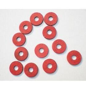 红色纸绝缘平垫片 隔离快巴介垫M3/M4/M5/M6/M8/M10/M12  (100个)