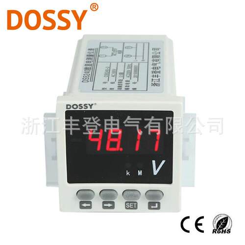 DS5240U84X智48小型数显电压表500v快DS520-U速反应能数显仪表