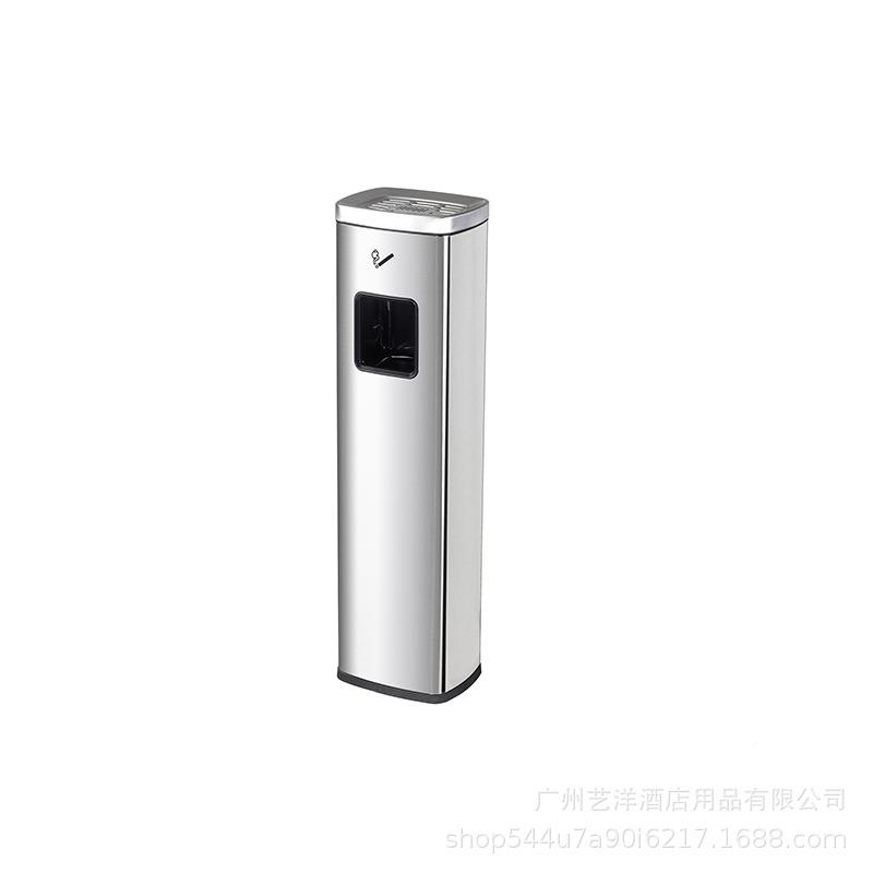 不锈钢烟灰柱地立桶04式落户室外烟灰缸桶公共吸烟外灭烟烟蒂收集