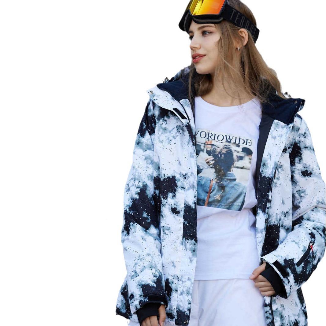 滑雪套装女单双板山户外滑服登雪防风防98水板保暖