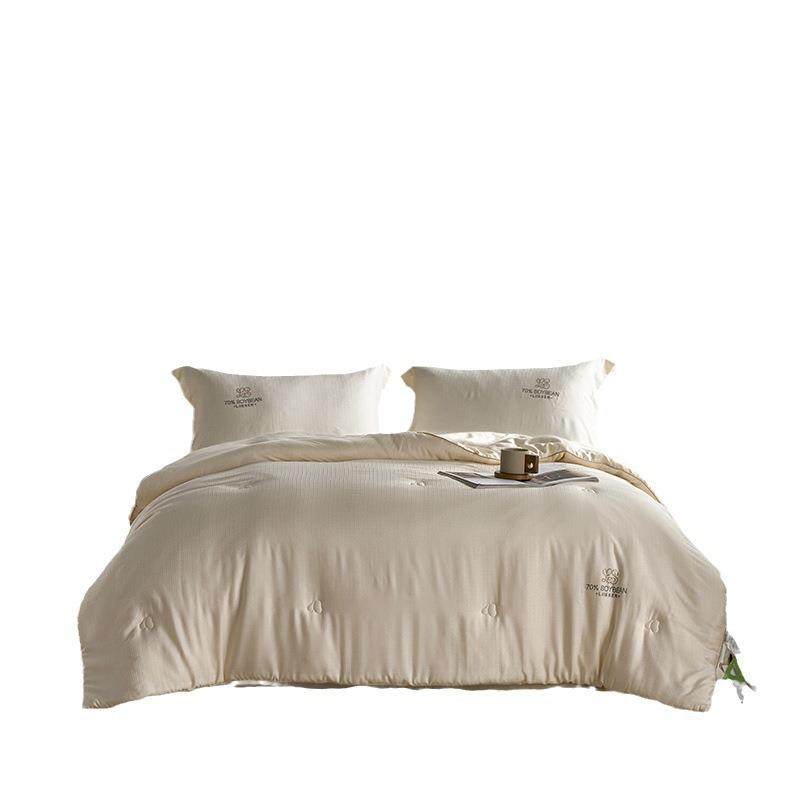 豆高端7%大纤维被子提花被芯春LS被冬0被子母秋被四季通用棉被,床上用品,化纤被,淘宝优惠券,粉丝福利购,淘宝优惠卷