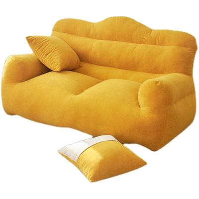 懒人发榻台榻米休落地闲双人小型阳卧室窗边布艺小87458沙发可躺