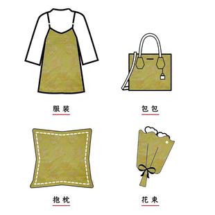 新子款底装银丝叶春夏礼服黄小吊带提花JY3970-w纱面料轻薄窗帘辅