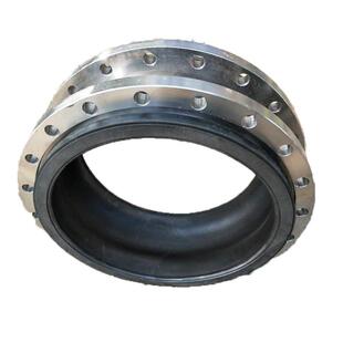 大径橡口软连建筑橡胶软接胶头法兰KLQ接式伸缩器减震降噪供应