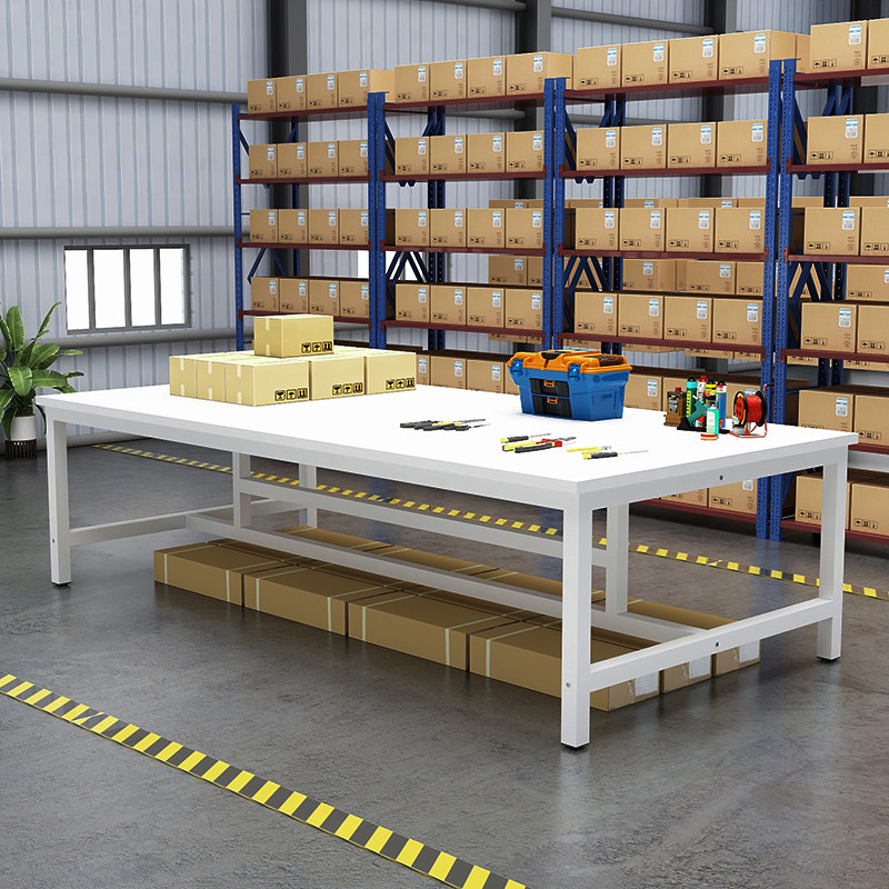工作台电子厂流水线桌子工厂车间操作装配实验打包裁剪检验工作桌