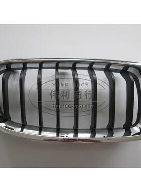 适用宝马320li 328li 335li中网半电镀前进气格栅F30 F35双肾中网