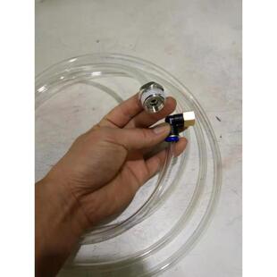 包邮乐呵呵蒸汽奶泡机进水管进水系统修开水机有排气阀 胶圈配件