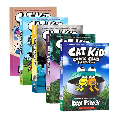 CatKidComicClub1-5英文原版