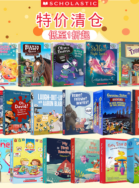 【限时特价可退不可换】英文原版书 学乐大树系列绘本系列 适合0-12岁 老鼠记者大冒险Geronimo Stilton大卫不可以伊努鸭