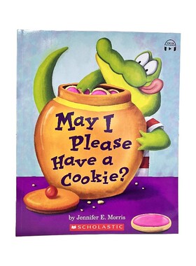 学乐获奖绘本【 小鳄鱼想吃饼干】May I Please Have a Cookie?绘世界精选20册Picture Book Gallery凯迪克大奖作品