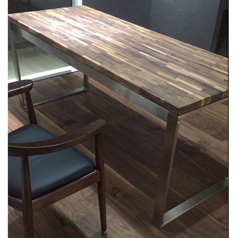 正宗不锈钢桌脚定做金属桌腿支架子定制木板石面桌子家具五金底座