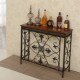 欧式 饰雕花暖气片遮挡罩玄关桌 条桌案台墙边桌柜轻奢风铁艺北欧装