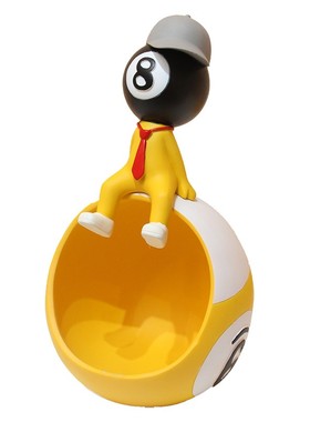 台球公仔桌球俱乐部台球厅装饰大型摆件现代客厅电视柜旁开业礼物