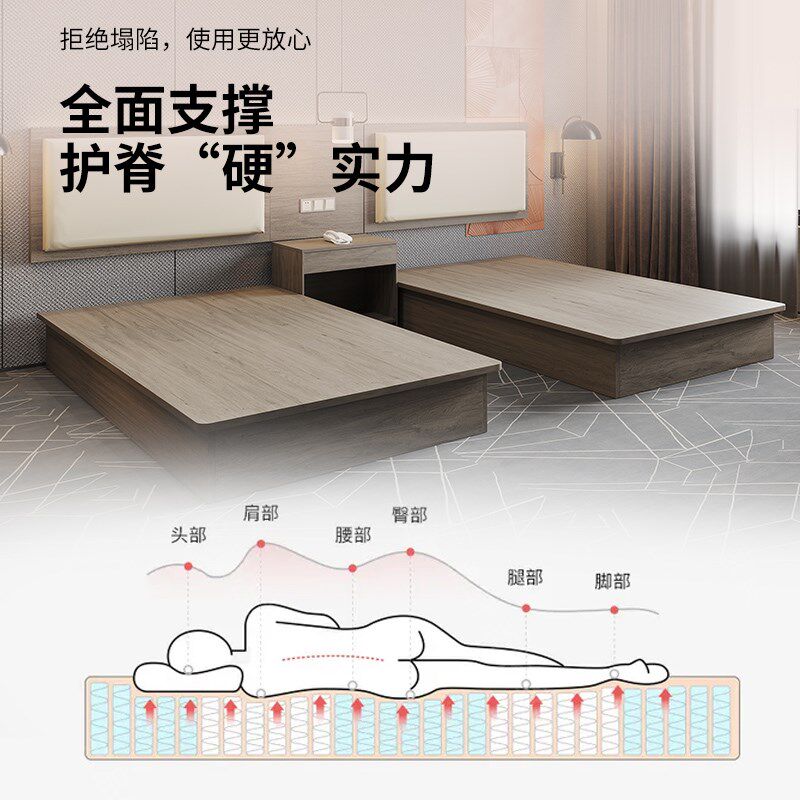 酒店家具标间全套单人双人间大床房民宿旅馆电视柜客房专用宾馆床