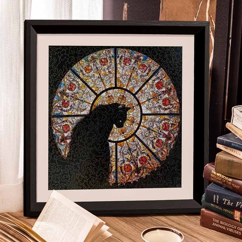 拼图相框1000片70x50*75一千300块裱框420x297mm平图空框卡纸