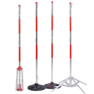 电力安全围网支架伞式围栏支架护栏网警示带支柱隔离支架立柱杆