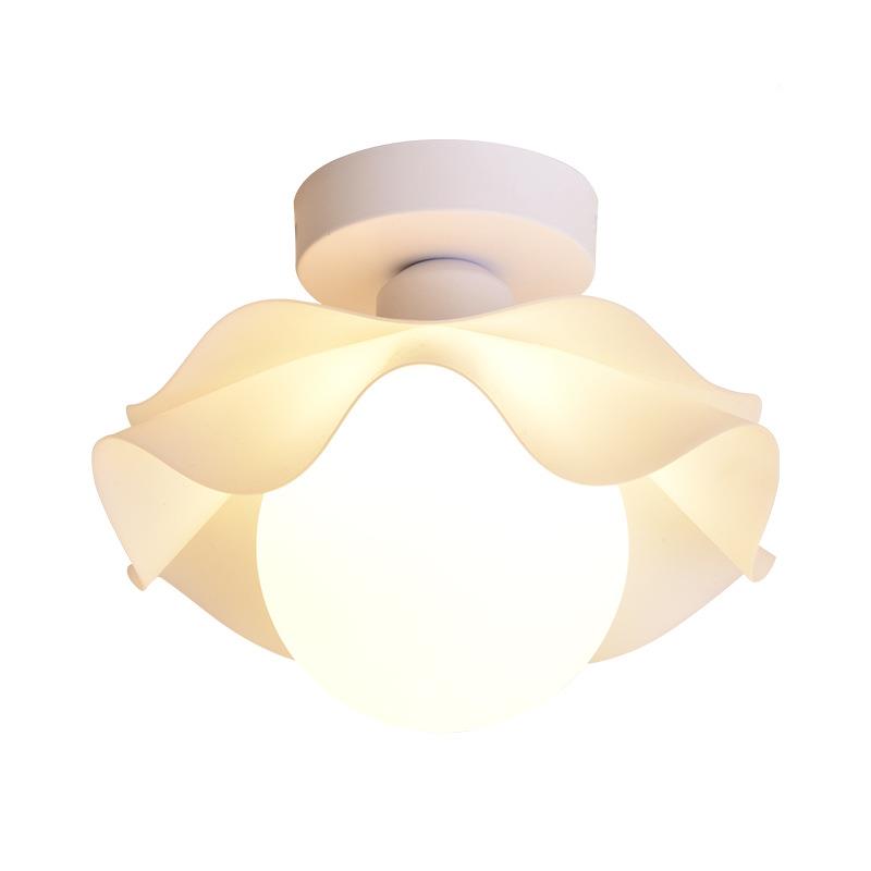 过2道灯7走廊灯现代简约阳台灯具奶油风花入CEB户玄关led吸顶灯L