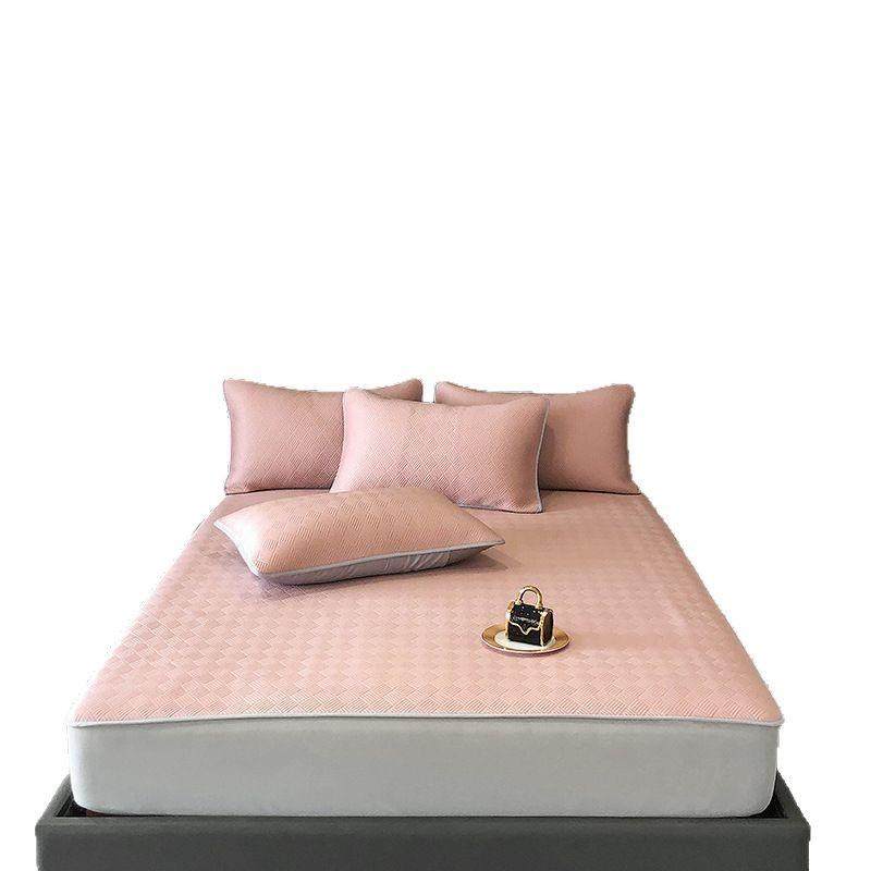 高端冰丝凉席母婴级冰离子按摩凉席床笠三件套极软空调席子夏,床上用品,冰丝席,淘宝优惠券,粉丝福利购,淘宝优惠卷