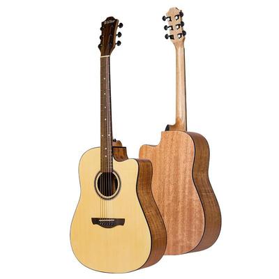 云杉木41寸民谣吉他成人乐器民谣吉他guitar初学者沙比利吉它jita