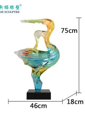 直销酒店雕塑摆件玄关装饰会所大厅别墅摆饰办公室现代简约艺术品