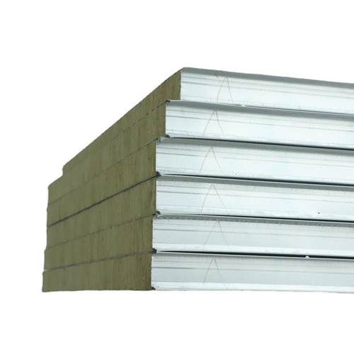 机制彩钢岩棉净化板车间防火夹芯板外墙隔热隔音泡沫复合围墙板