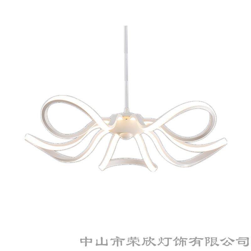 餐厅吊灯铝材客厅灯简约后现代led灯北欧花瓣创意灯具卧室灯家用