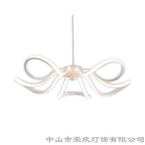 餐厅吊灯铝材客厅灯简约后现代led灯北欧花瓣创意灯具卧室灯家用