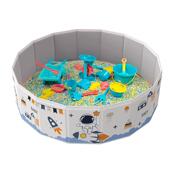 儿童游戏围栏折叠宝宝室内家用爬行垫防护栏婴儿学步栅栏亲子互动