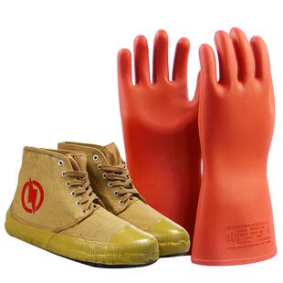 10/20/35KV绝缘手套绝缘靴套装高压带电作业电工防护防电绝缘雨靴