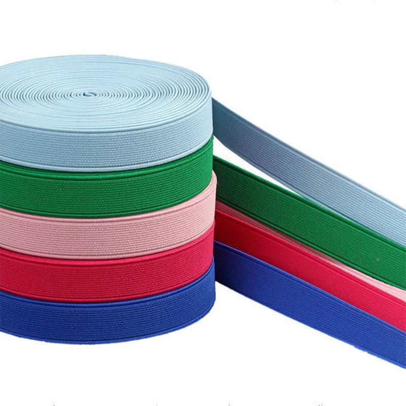 c平纹加密松紧带1.5cm2.5厘米86彩色加厚m高速2无梭双面松紧红带