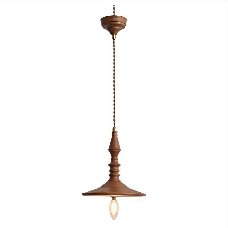 复古民宿卧室床头灯设计师橱窗木艺灯日式侘寂风实木吧台餐厅吊灯,家装灯饰光源,智能吊灯,淘宝优惠券,粉丝福利购,淘宝优惠卷