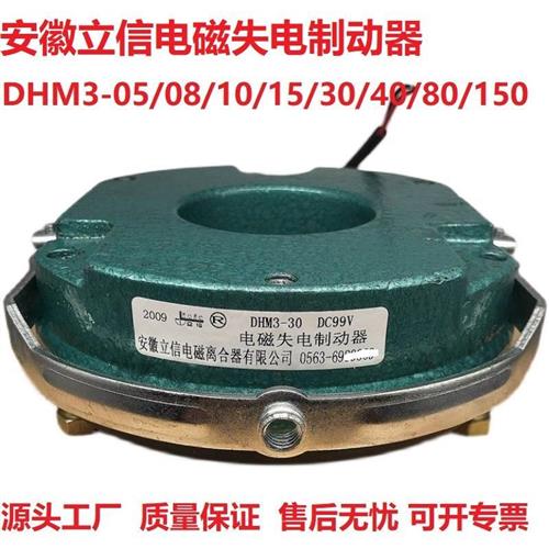 安徽立信电磁失电制动器抱闸DHM3-05081015304080150200300450