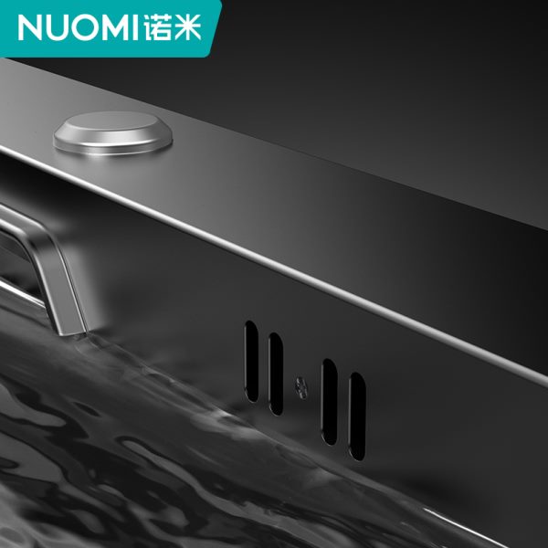 NUOMI/诺米厨房纳米洗菜盆大单槽台阶式手工槽304不锈钢台上台下