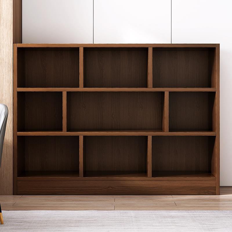 书柜落地收纳储物柜客厅置物架格子矮展示柜家用学生靠墙简易书架