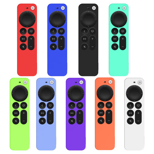 适用于苹果2021新款Apple TV Siri Remote遥控器硅胶保护套防水套